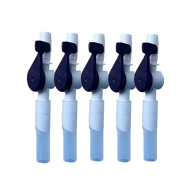 Catheter Valve Urine Drainage Catheter Valves, Easy to Use Lever Tap Alternative to Leg Bags and Night Bags(5 Pack)