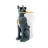 homary Modern Resin Dog Sculpture Geometric Standing Statue Cute Side