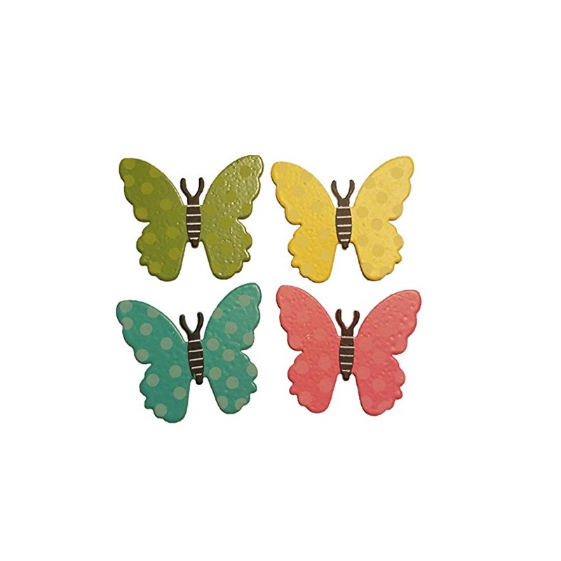 Embellish Your Story 22004M Butterfly with Dots Magnets Set of