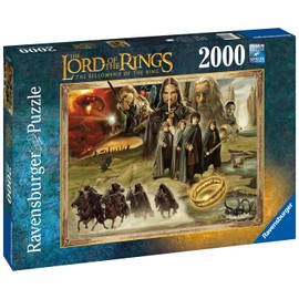 Ravensburger Lord of The Rings: The Fellowship of The Ring 2000 Piece Jigsaw Puzzle for Adults - 16927 - Every Piece is Unique, Softclick Technology Means Pieces Fit Together Perfectly