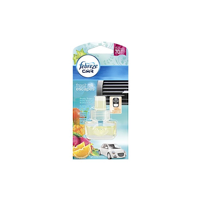 Febreze Car Air Freshener Refill, 7 ml, Pack of 2