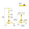 QWORK Archery Target Stand for Backyard, Adjustable Metal Targat Stand