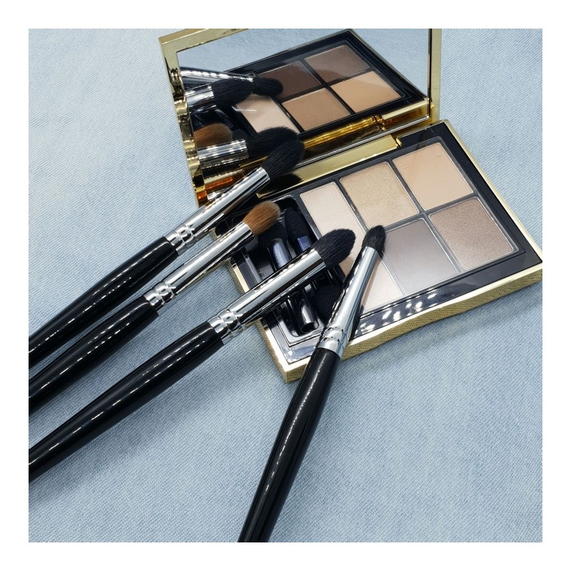 Natural bristle shadow brush (cylindrical) - eye shadow / 천연모