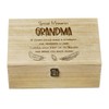 ukgiftstoreonline Grandma Remembrance Large Wooden Memory Keepsake Box Gift
