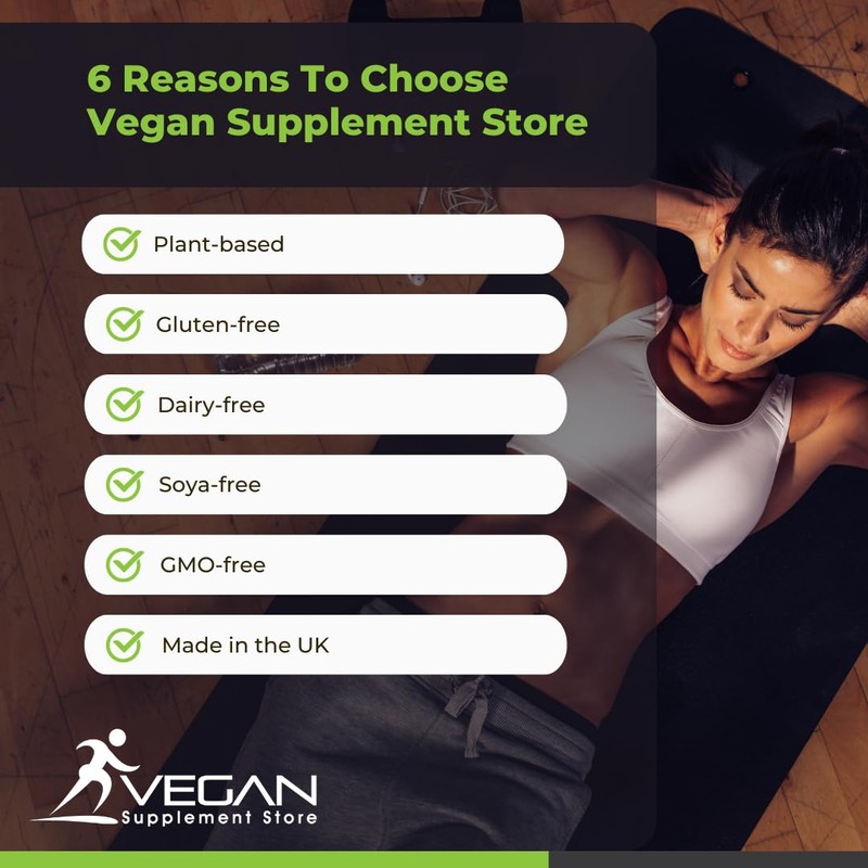 Vegan Creatine Powder | Creatine Monohydrate | No Dairy, No