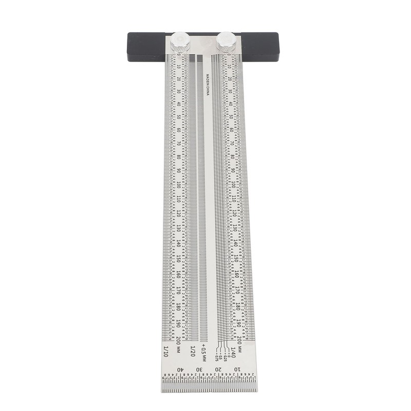 Ultra Accurate Marking T Ruler Stainless Steel Woodworking Scribing T