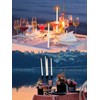 Funtery 48 Pcs Flameless LED Taper Candles 11 Inch Battery