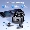 Headphones Wireless Bluetooth 5.3 In-Ear Headphones Bluetooth with 4 ENC
