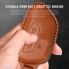 Tukellen for Volkswagen Leather Key Fob Cover Compatible with VW