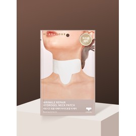 Marcique Wrinkle Repair Hydrogel Neck Patch 4 pieces - Neck horizontal and vertical wrinkles, elasticity care mask pack / 마르시끄 링클 리페어 하이드로겔 넥패치 4매 - 목 가로 세로 주름, 탄력 케어 마스크 팩