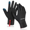 Dachgo Lightweight Touchscreen Running Gloves, Thermal Gloves Liner Warm Gloves