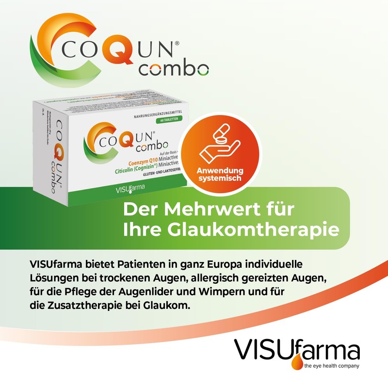 COQUN Combo - Coenzyme Q10 & Citicoline for Optic Nerve