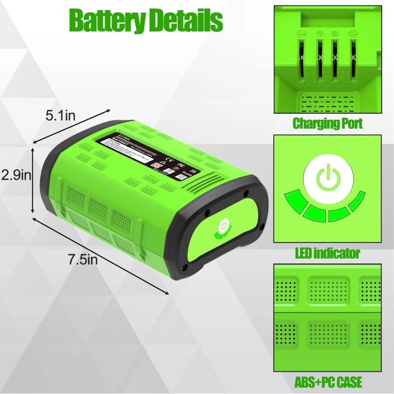 56V 3.0Ah Lithium Battery For EGO 56V Tool Lawn Mower
