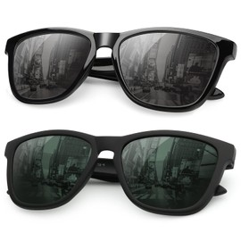 KALIYADI Unisex Polarized Retro Classic Trendy Stylish Sunglasses for Men Women Driving Sun glasses UV Blocking