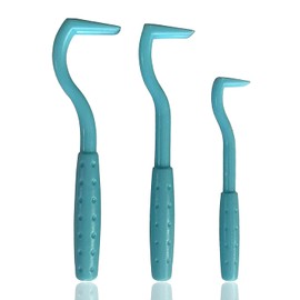 Cats and Humans Plastic Tick Puller Tick Grabber, 3Pcs Tick Remover Tick Remover Tick Puller Removal Tick Grabber,Tick Removal Tick Picker Flea Removal Tool,Tick Hook Louses Pliers Remover,Blue