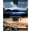 Dashcam Car WiFi 2K, Mini Front Car Camera Supports External