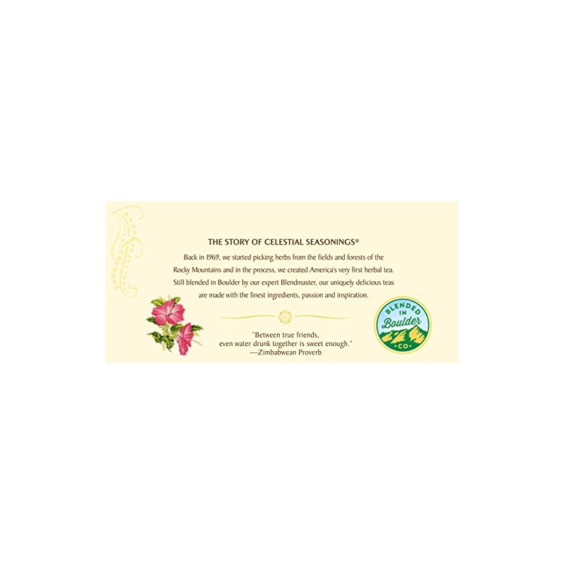 Celestial Seasonings Raspberry Zinger Tea, 20 ct