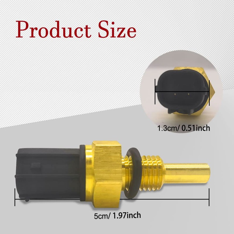 Mearo Engine Coolant Temperature Sensor, Temperature Sensor Replaces OEM# 158-0811