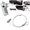 Laptop Lock, 1.1 m 4 Digit Password Protection Cable Chains