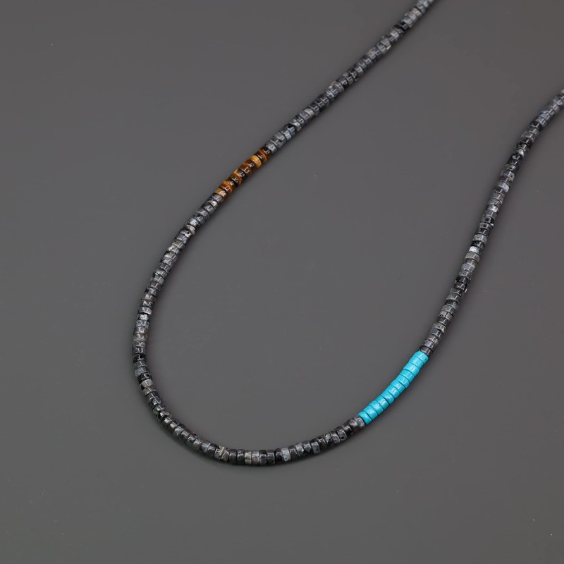 COAI Gemstone Surfer Necklace, Labradorite