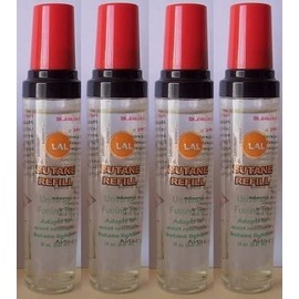 4 Butane Gas Mini Refill 18cc Lighter Torch Flame