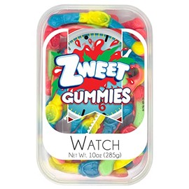 Zweet Watch Gummy Candy 10 Ounce – Gummy Kosher Candy, Halal Candy – Resealable Pack of Gummy Watch Candy