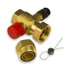Caleffi Cap Valve 1 Inch for Expansion Vessels from 80