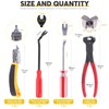 Mardatt 4Pcs Nail Puller and Staple Remover Tool Set, 7"