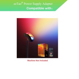 12V 3A Adapter for Govee H60B1 Torchiere Floor Lamp RGBIC Warm Cool White Standing Lamp DC12V 3000mA Replacement Power Supply Charger Cable Cord