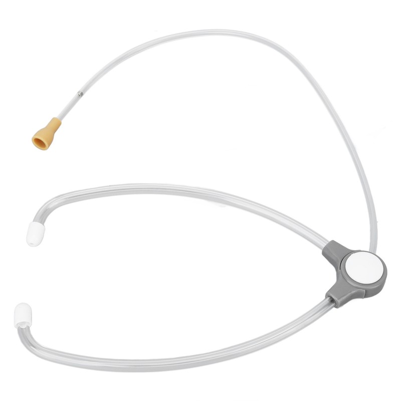 Transparent Listening Aid Stethoscope with Damping Home Double Head Sound