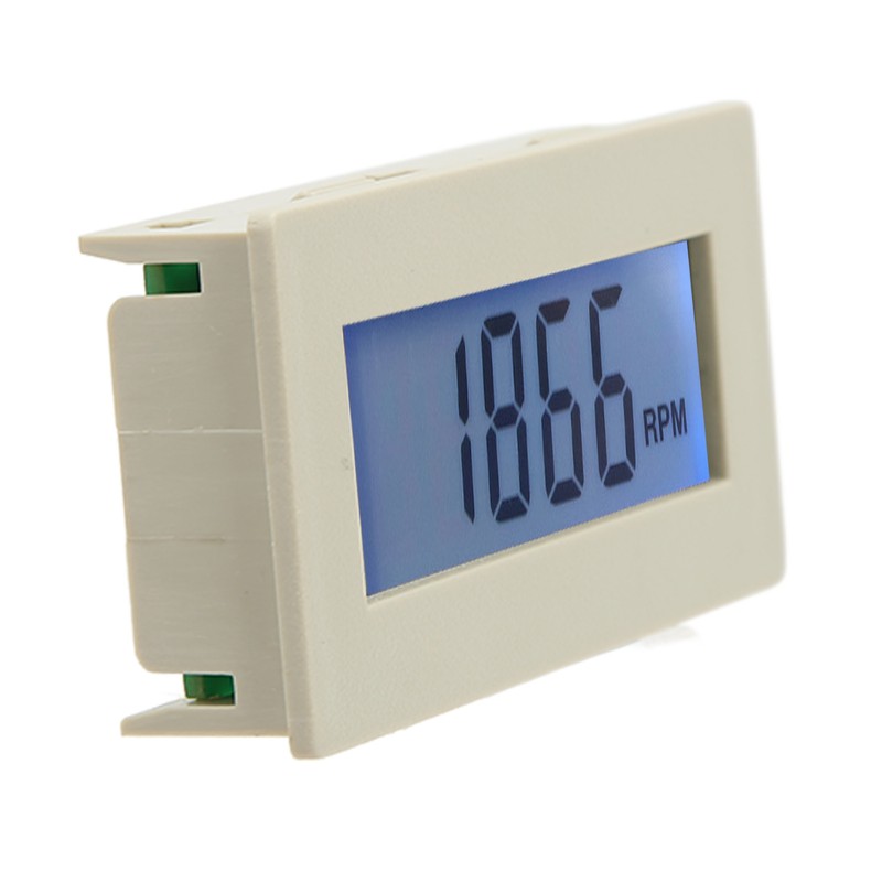 Motor Tachometer 10 to 9999 LCD Display Accurate Measurement RPM
