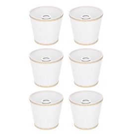 6Pcs European Style Lampshade Cover for Chandelier Wall Light W/E14 Interface Lamp Base Round Mouth Mount
