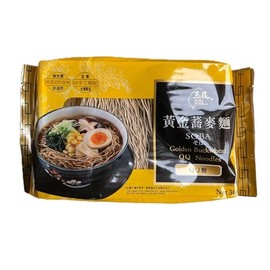 Yu Min Golden Buckwheat QQ Ramen Noodles, QQ Buckwheat Soba Ramen10.58 oz, Soba Ramen