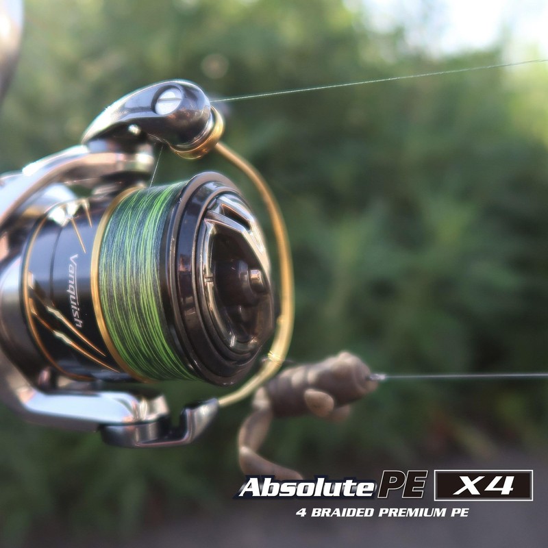 VARIVAS Absolute PE X4, 492.1 ft (150 m), Green Marking