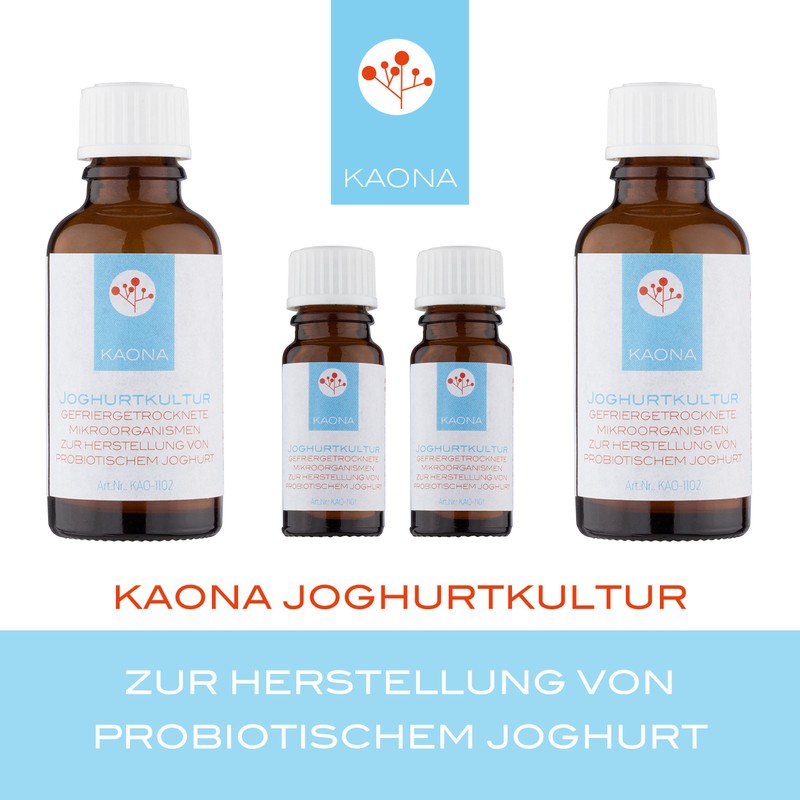 kaona Joghurtkultur - Ferment fr die Herstellung von probiotischem Joghurt