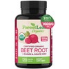 ForestLeaf Organic Beet Root Capsules - Beetroot Supplement 16000mg Strength