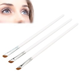 Pincel Delineador de Ojos, 3 uds. Pincel Delineador de Ojos en ángulo Ultrafino Inclinado Cómodo Agarre