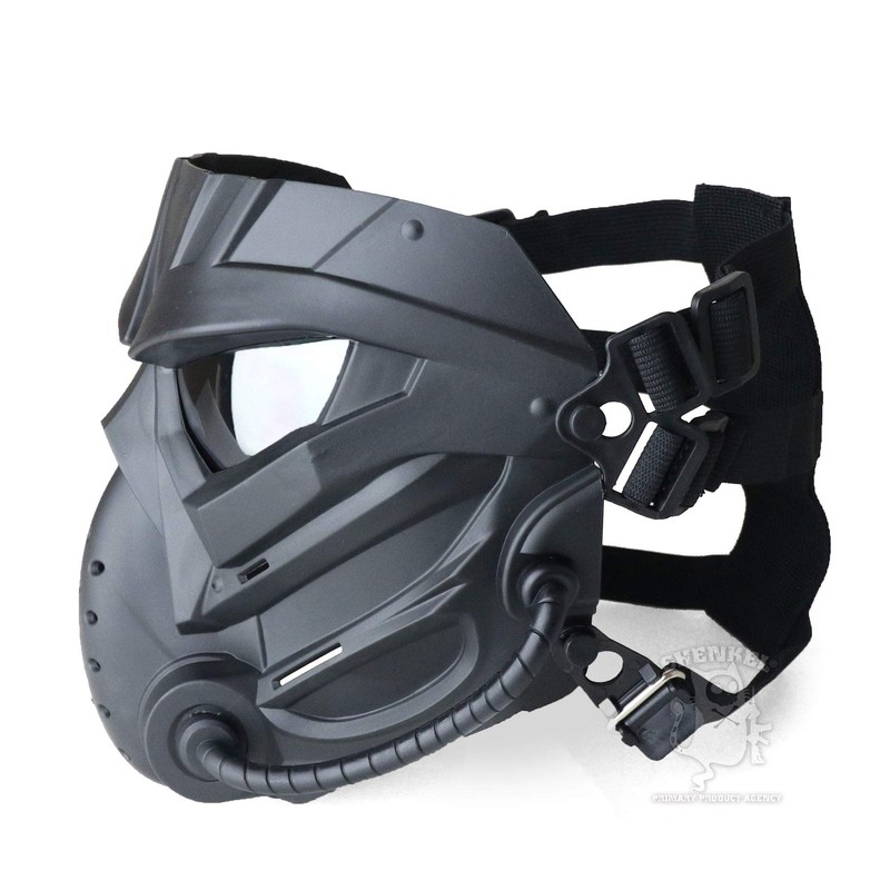 SHENKEL 2-Way Full Face Face Guard with Anti-Fog Cloth Compatible