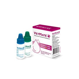 VetMate Glucose Control Solutions for use with VetMate Dogs & Cats Blood Glucose Monitor