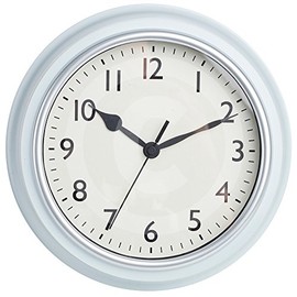 The Garden & Home Co. 17219 Miller Clock - White