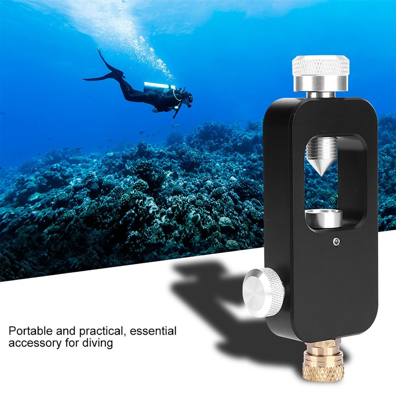 Portable Aluminium Alloy Scuba Tank Refill Adapter for Oxygen Cylinder