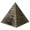 Gazechimp Metal Egyptian Pyramid Model Figure Statue for Home Office
