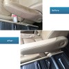 DKIIGAME Black Leather Armrest Arm Rest Cover Upholstery for Honda
