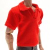 FIGLot SU-PL-S-RD: 1/12 Polo Shirt for 6" Mezco Nota ML