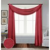 All American Collection Doli Sheer Living Bedroom Window Treatment Light