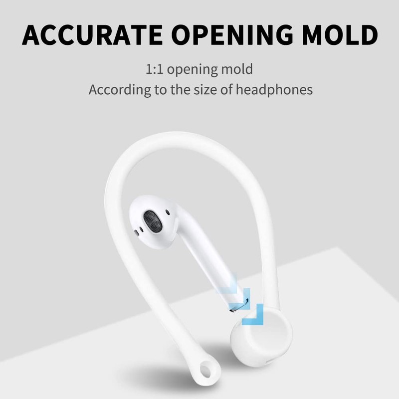 Ear Hooks for AirPods Pro,AirPods 3,2,1.Anti-Slip,Comfortable Fit,Ergonomic and Durable,Perfect for