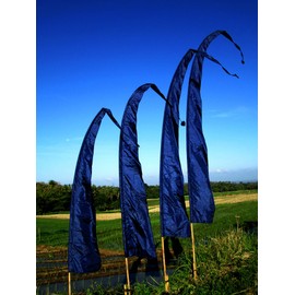 Bali Flag Polyester Navy Blue 4 Metres