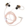 Wired Sound Isolating Earbuds with Microphone Detachable Dynamic Earphone with