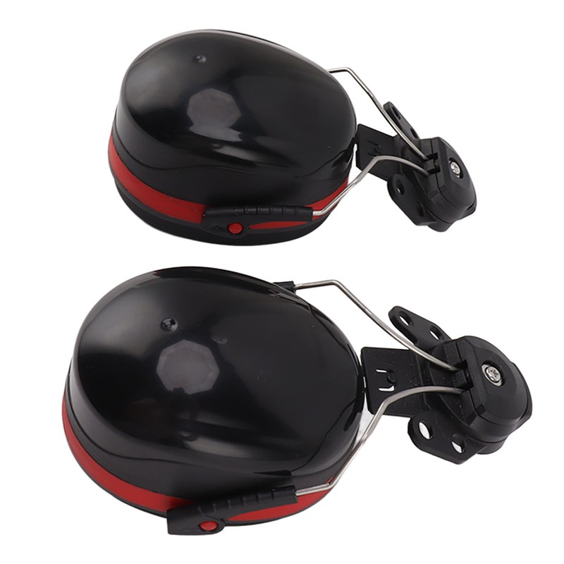 Hard Hat Earmuffs Noise Blocking Hearing Protection Adjustable Helmet Ear