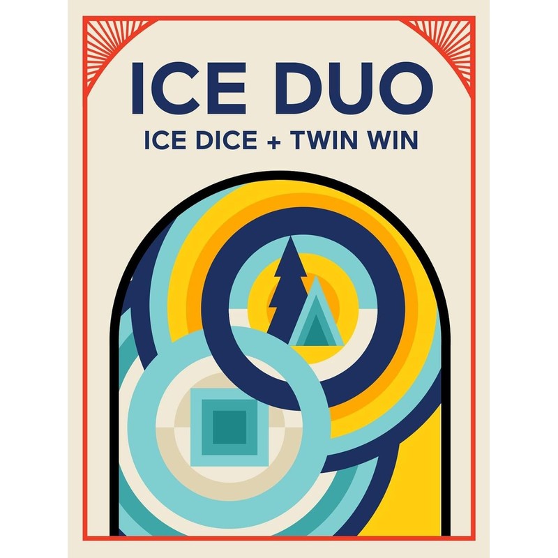 Ice Duo Board Game - Press-Your-Luck Adventure and Hidden-Goal Challenge